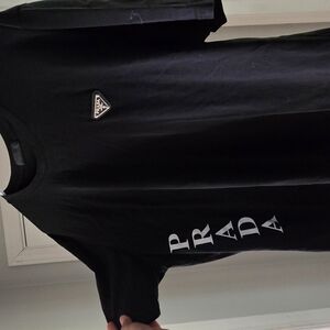 Prada Black Short Sleeve Tee